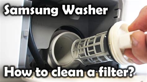 samsung washing machine clean drain filter message|samsung washer drain filter location.